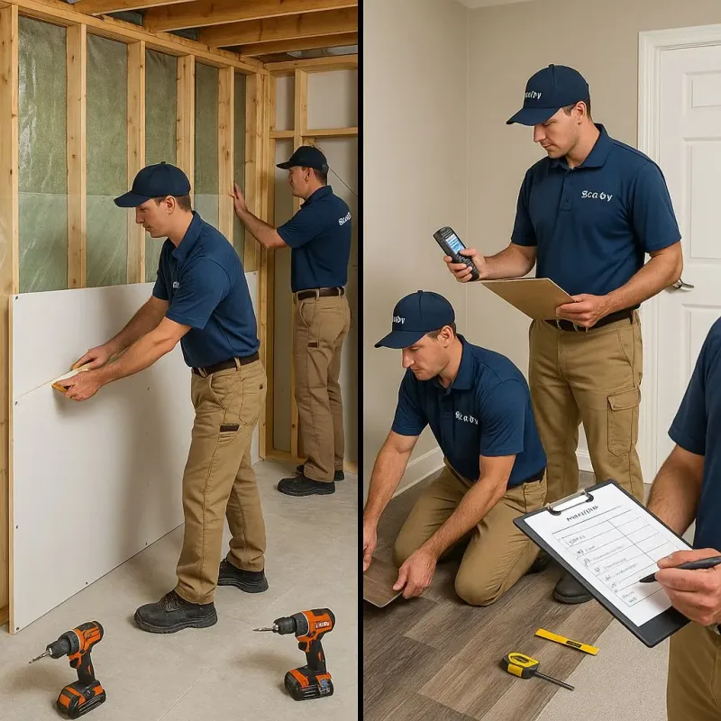 Repairs and Reconstruction process in French Island, WI